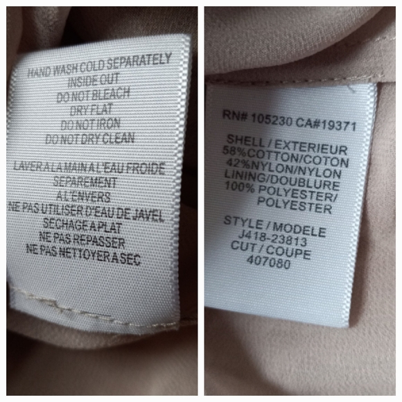 Joie Marella Lace Blouse Medium Tan Fringe Romantic Feminine Victorian - Picture 15 of 16